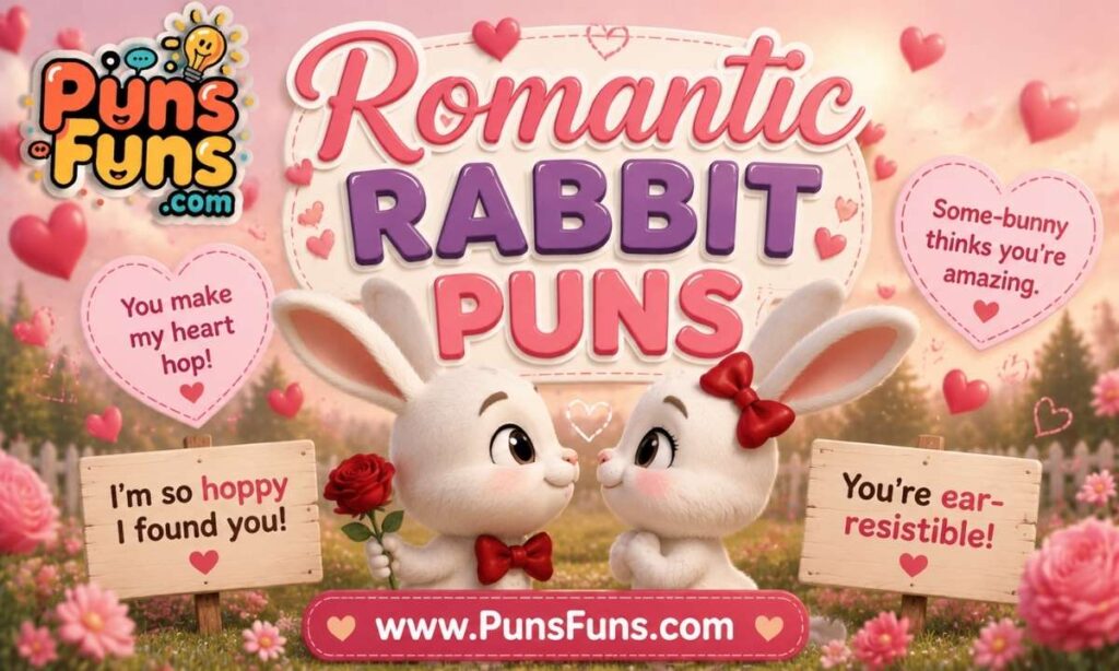 Romantic Rabbit Puns