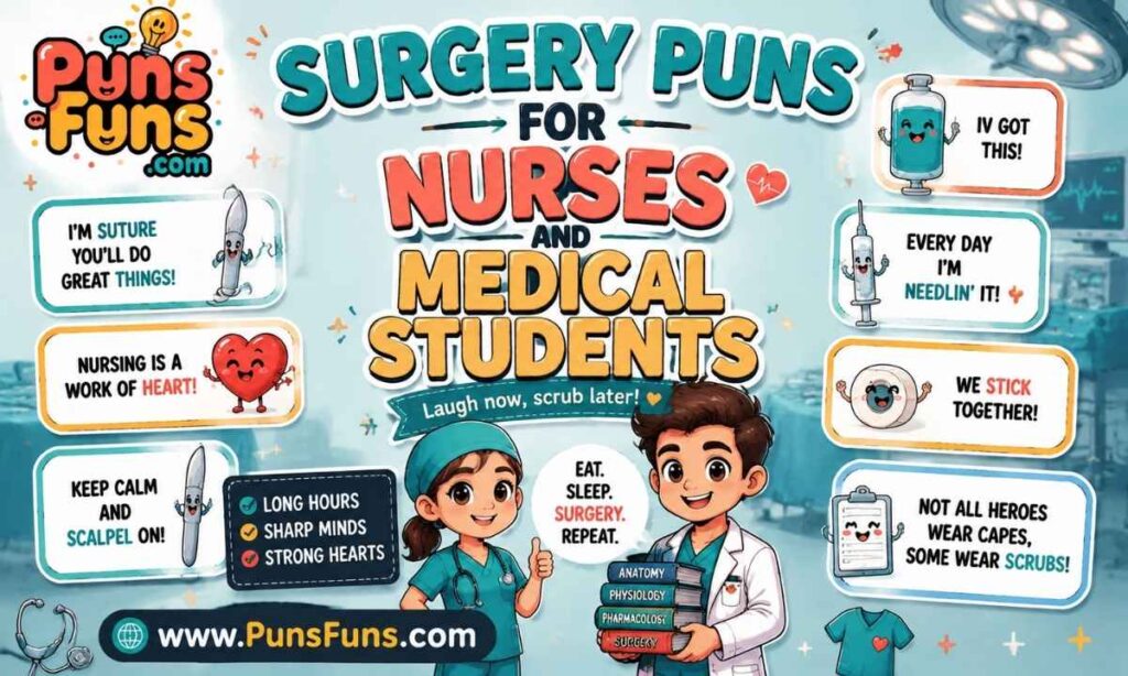Surgery Puns for Nurses and Medical Students