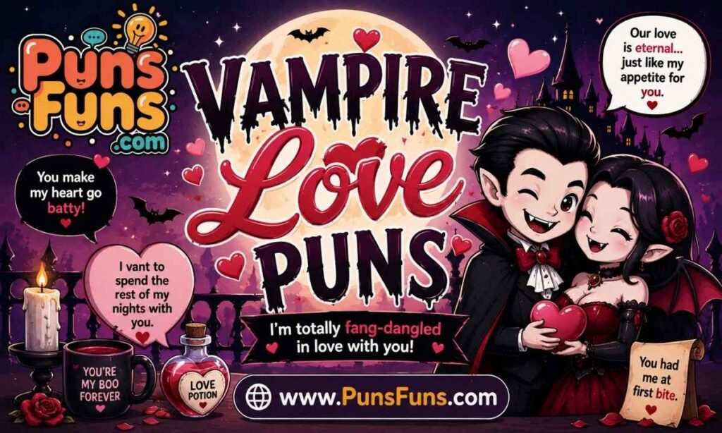 Vampire Love Puns