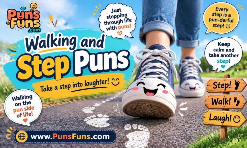 Walking and Step Puns